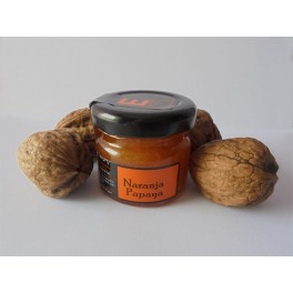 Papaya con Naranja Mermelada Artesanal tarro cristal 30gr